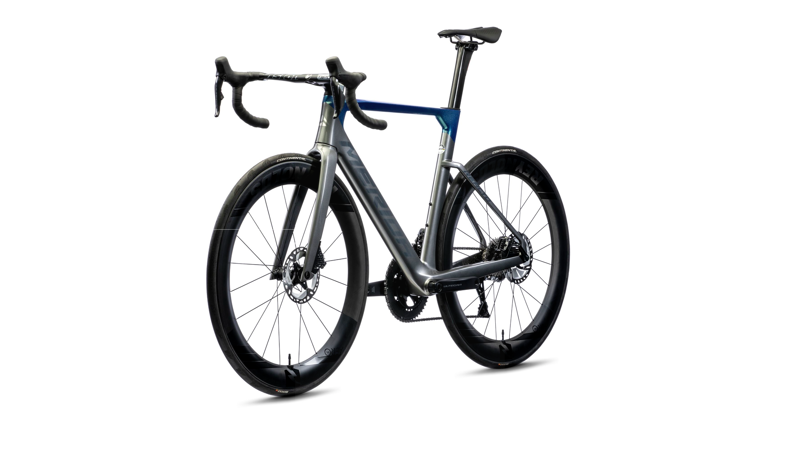Merida - Reacto 9000 Road Race Aero Bike in Silver Blue-2